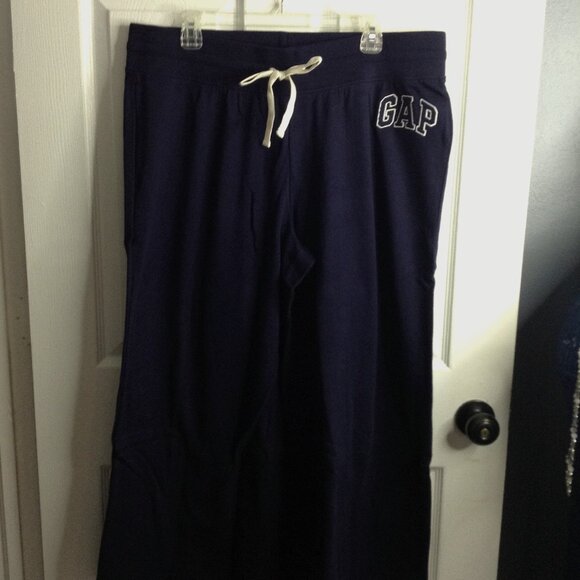 NWT Gap XL Wide Leg Black Sweats/Athletic Pants; Casual, Comfort, Leisure time - Picture 1 of 5